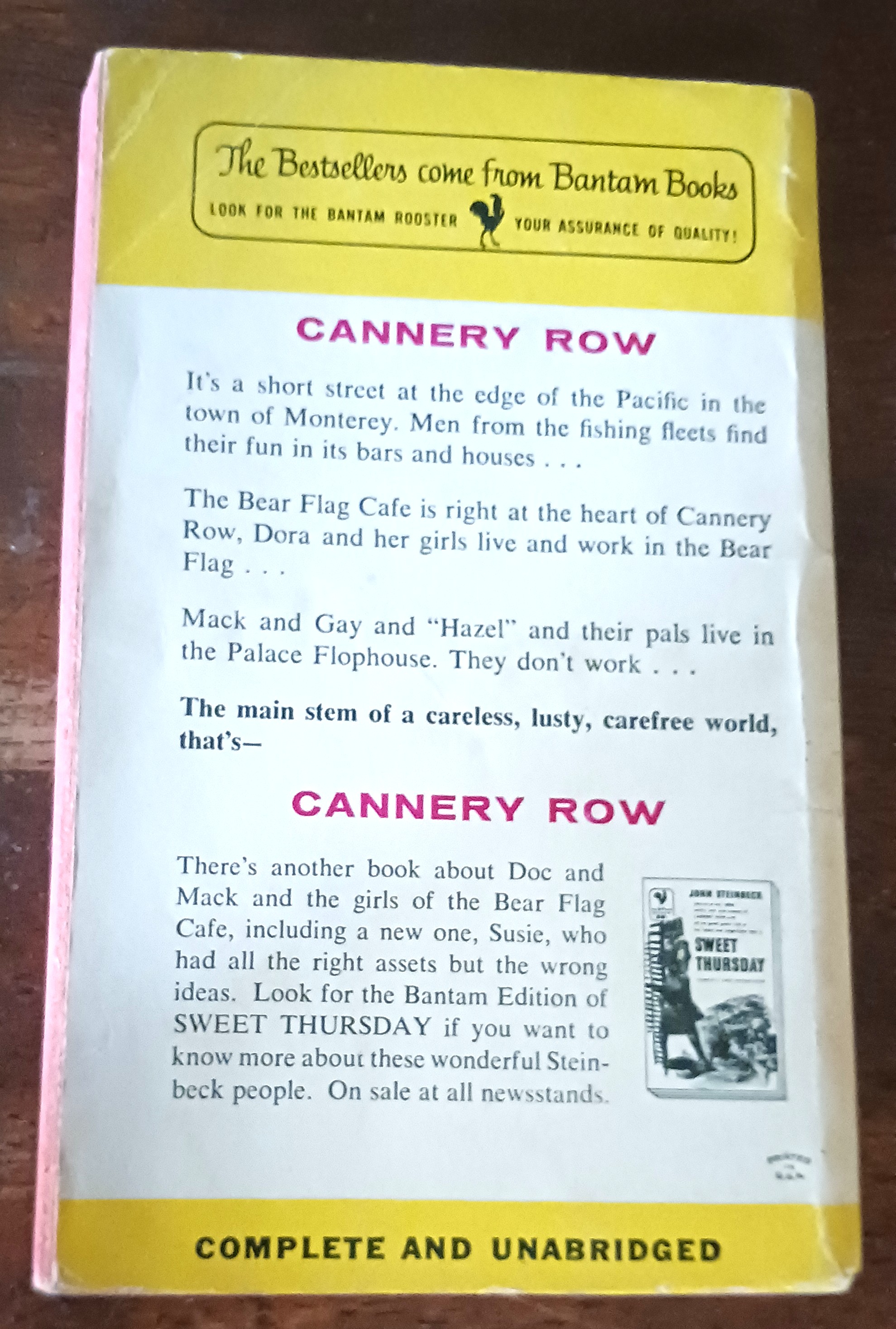 Image for Cannery Row Cannery Row