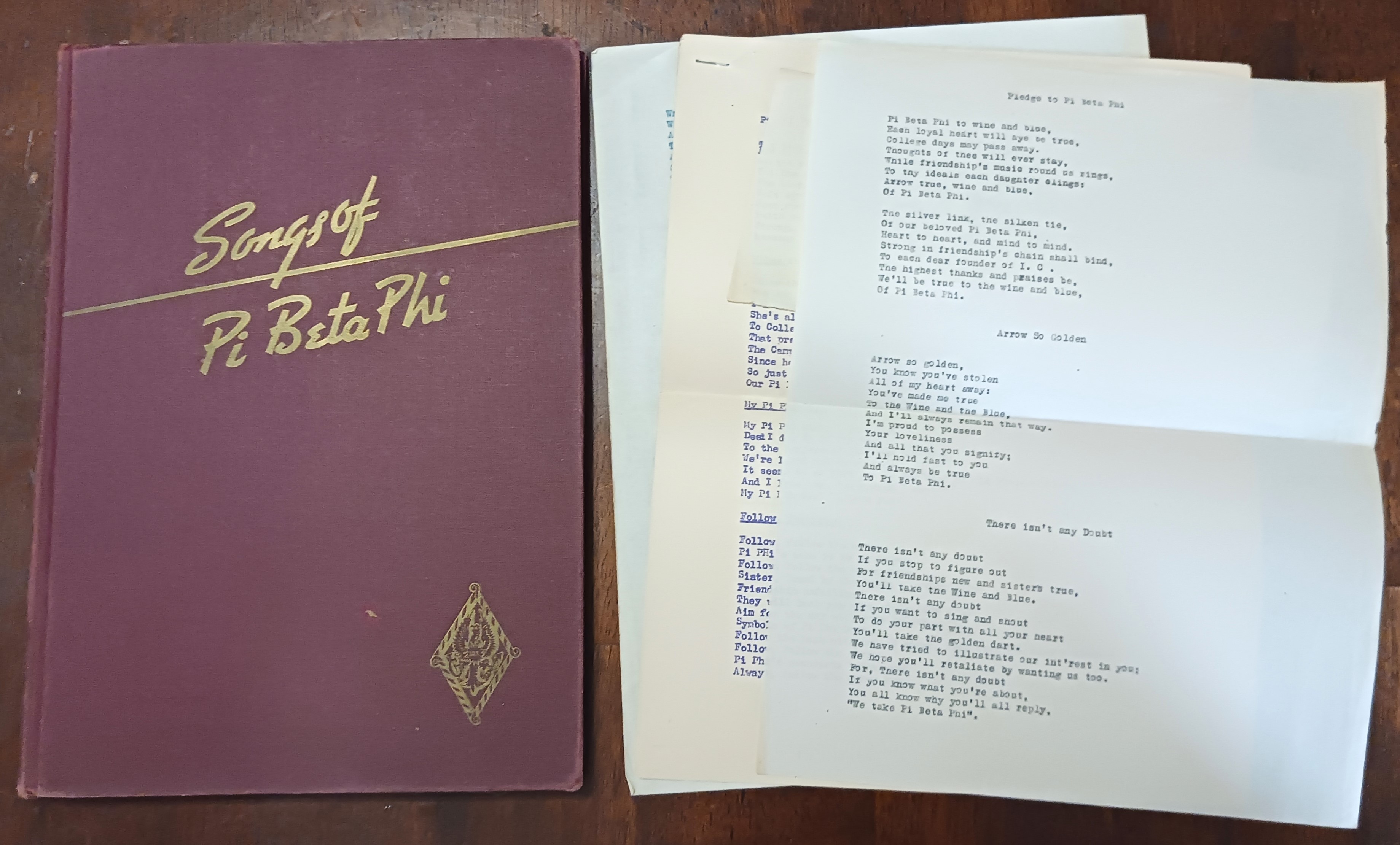 Songs of Pi Beta Phi