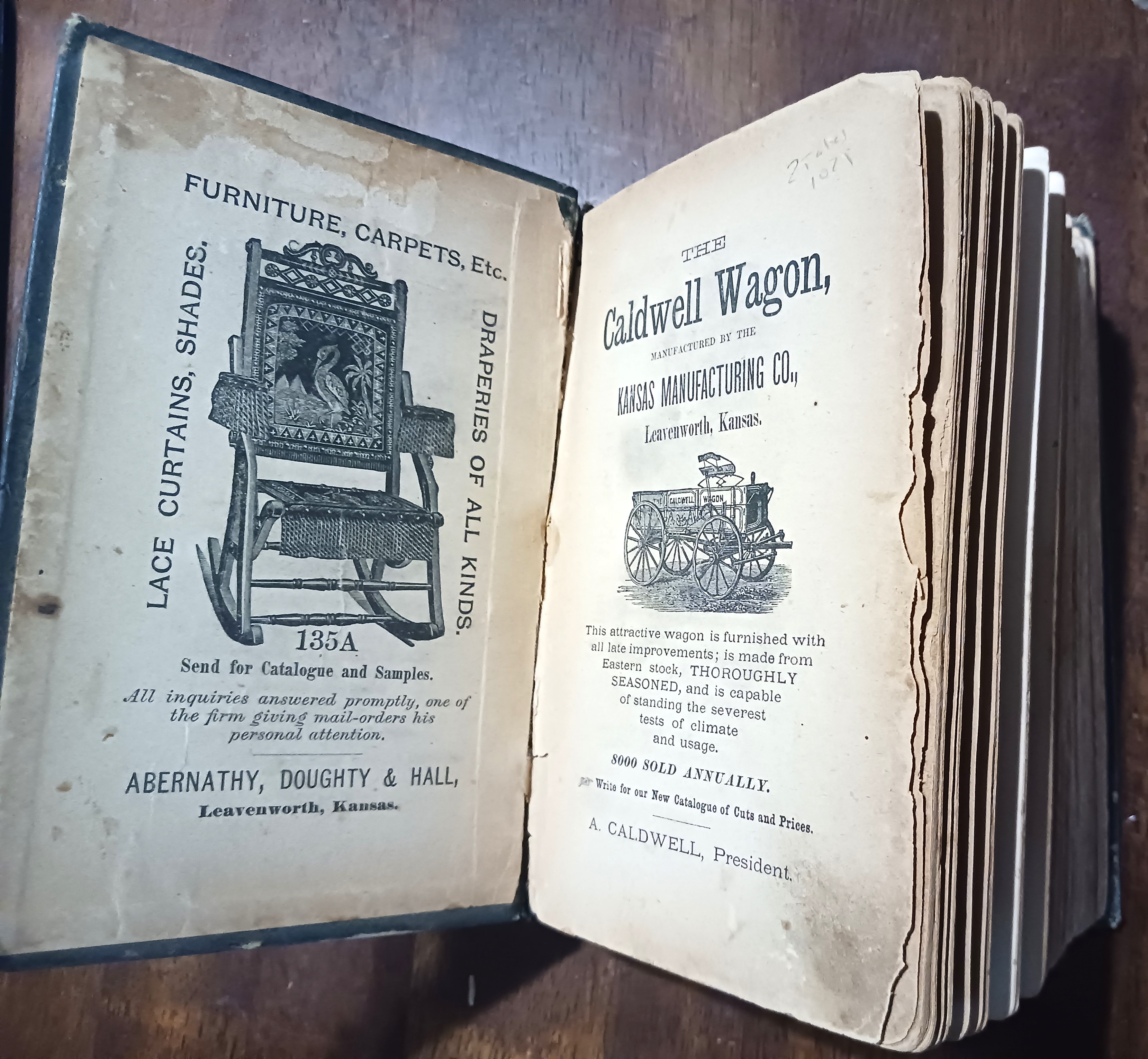 The Kansas Home Cook Book. Consisting of Recipes Contributed by Ladies of Leavenworth and Other Cities and Towns (Fifth Editionn)