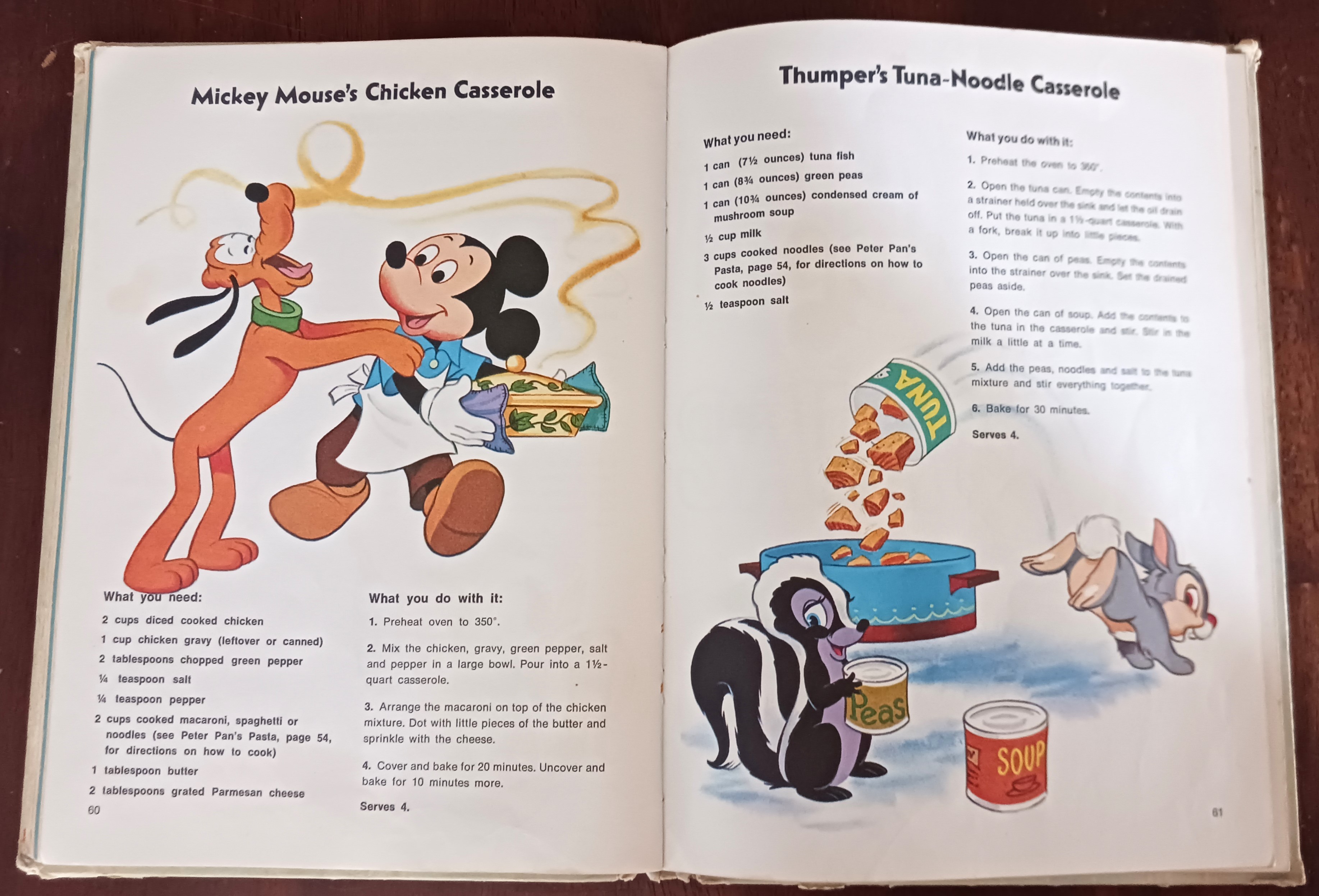 Walt Disney's Mickey Mouse Cookbook: Favorite Recipes from