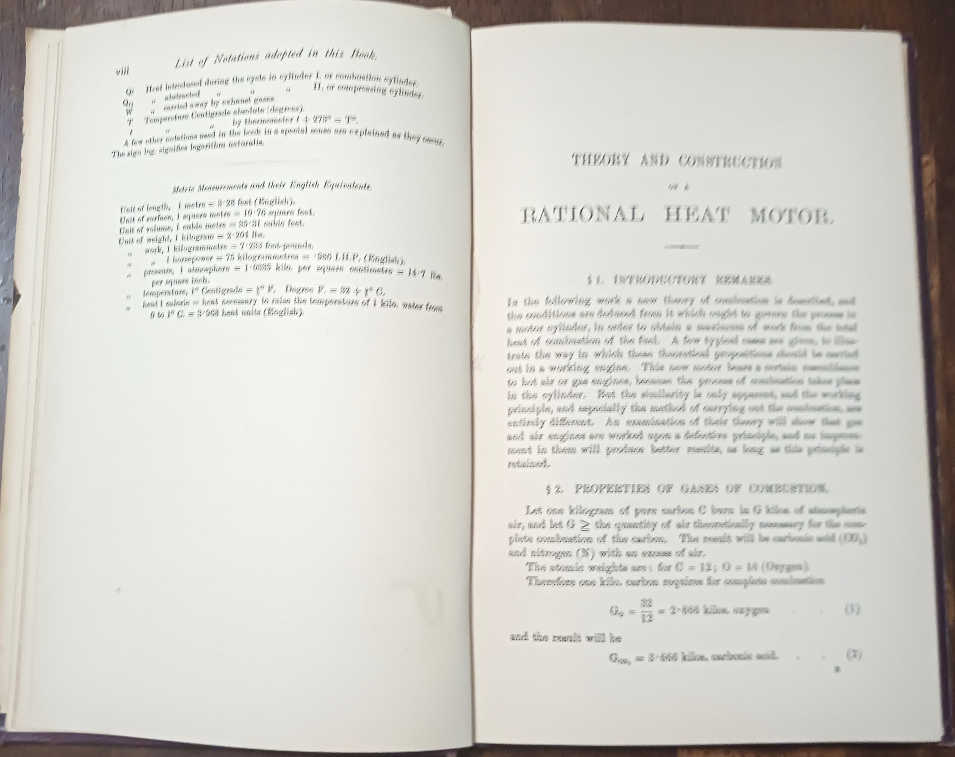 Theory and Construction of a Rational Heat Motor