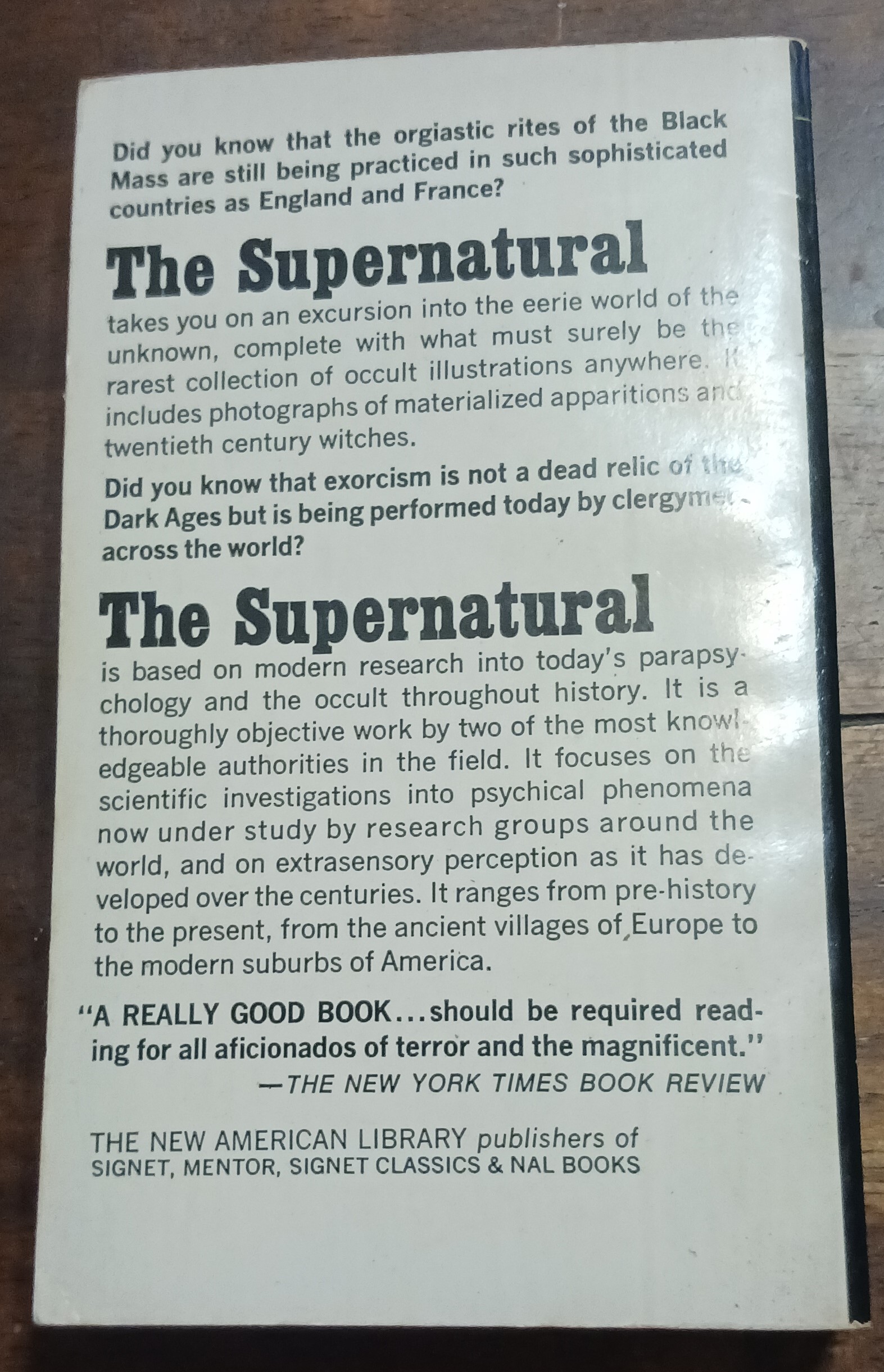 The Supernatural