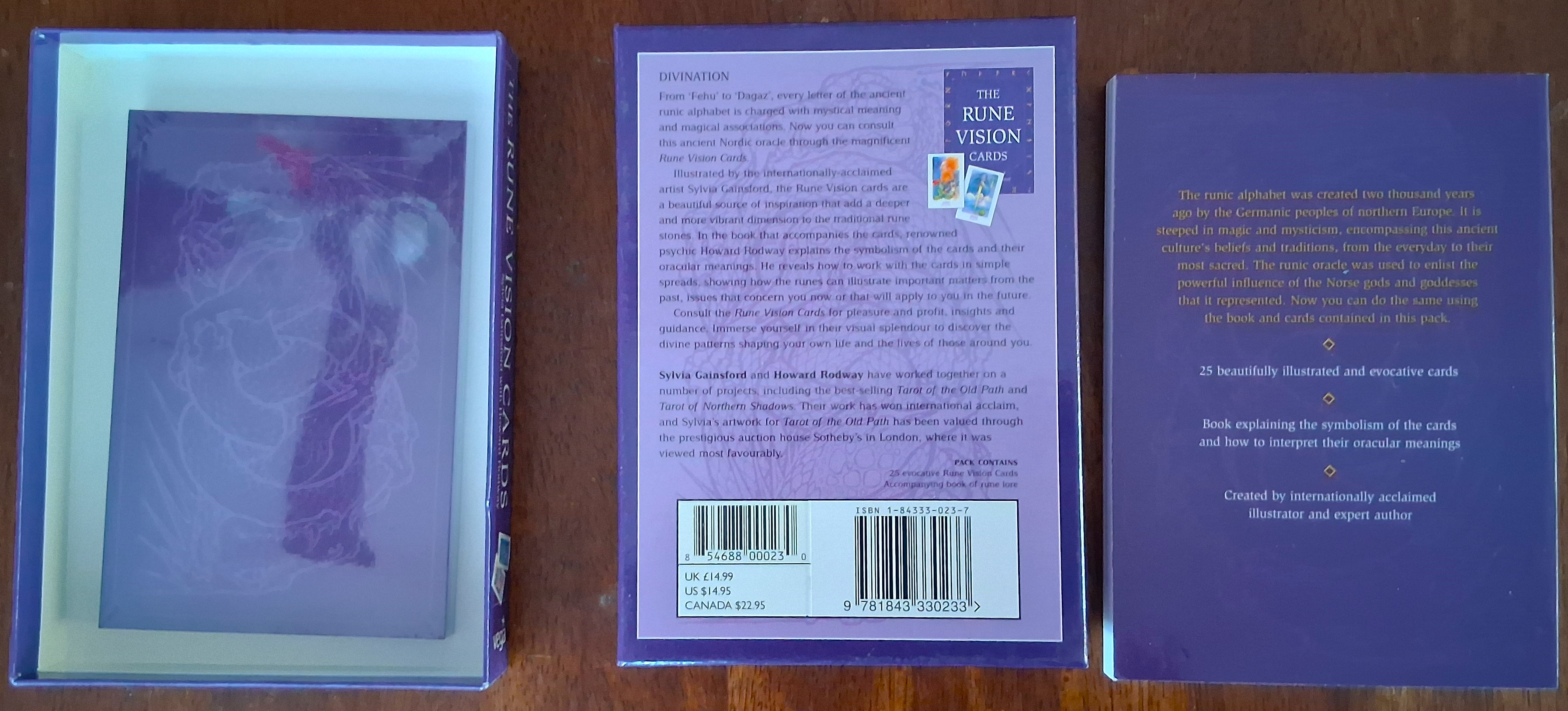 Image for The Rune Vision Cards (Book + Card Deck) The Rune Vision Cards (Book + Card Deck)