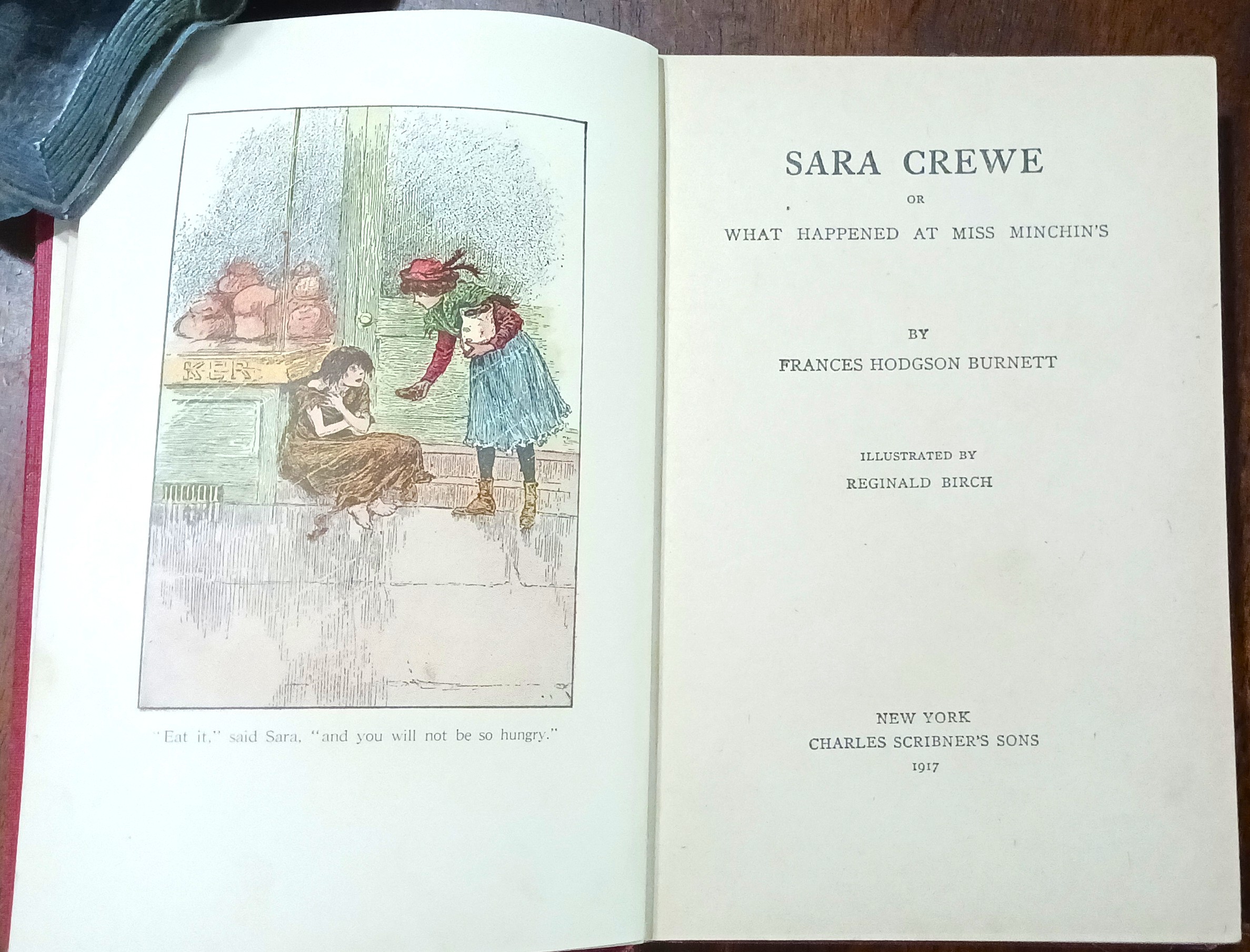 Sara Crewe, or What Happened at Miss Minchin's (Scribner's Series for Young People edition)