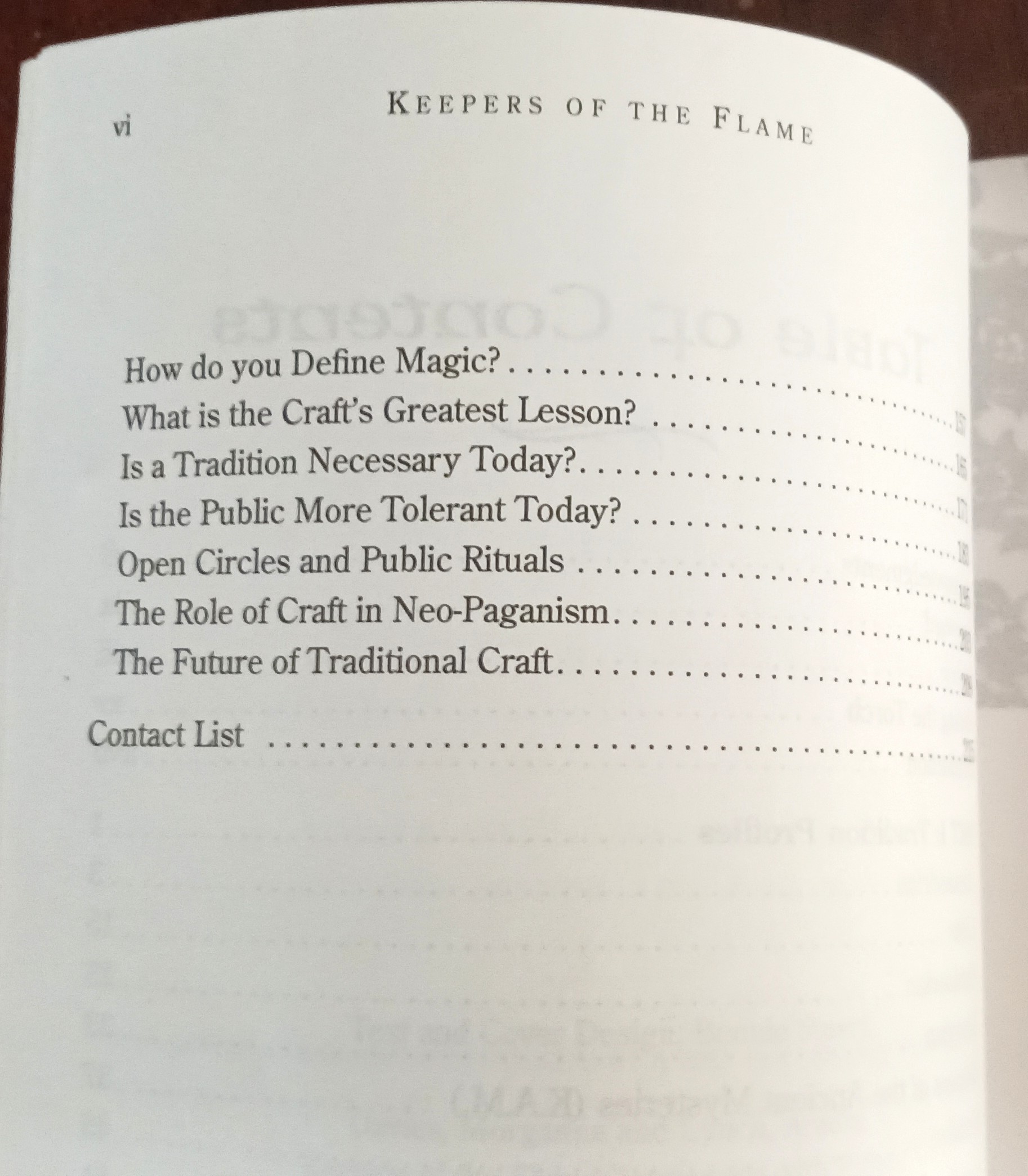 Keepers of the Flame: Interviews with Elders of Traditional Witchcraft in America