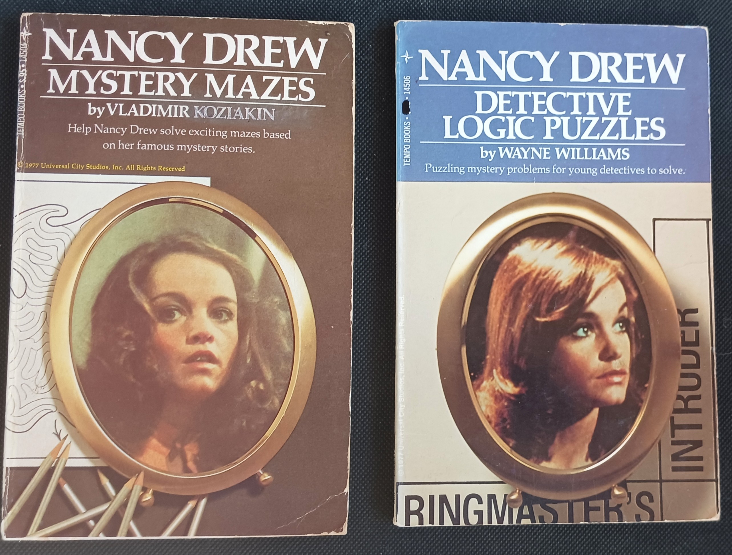 Nancy Drew Mystery Mazes/Detective Logic Puzzles (2 Books)