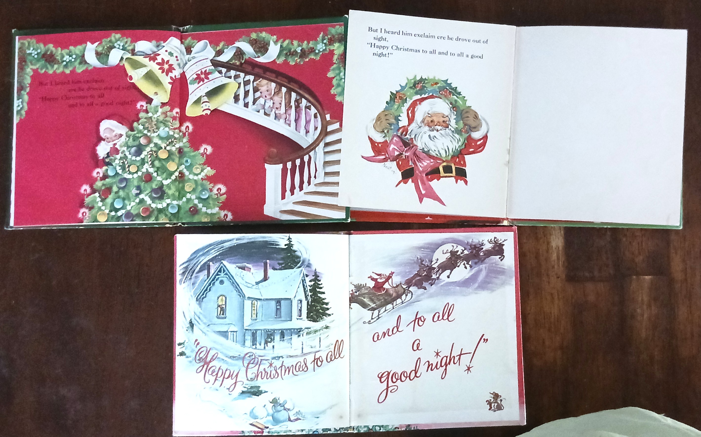 Image for The Night Before Christmas--3 Vintage Books (Whitman Tell-a-Tale Books) The Night Before Christmas--3 Vintage Books (Whitman Tell-a-Tale Books)