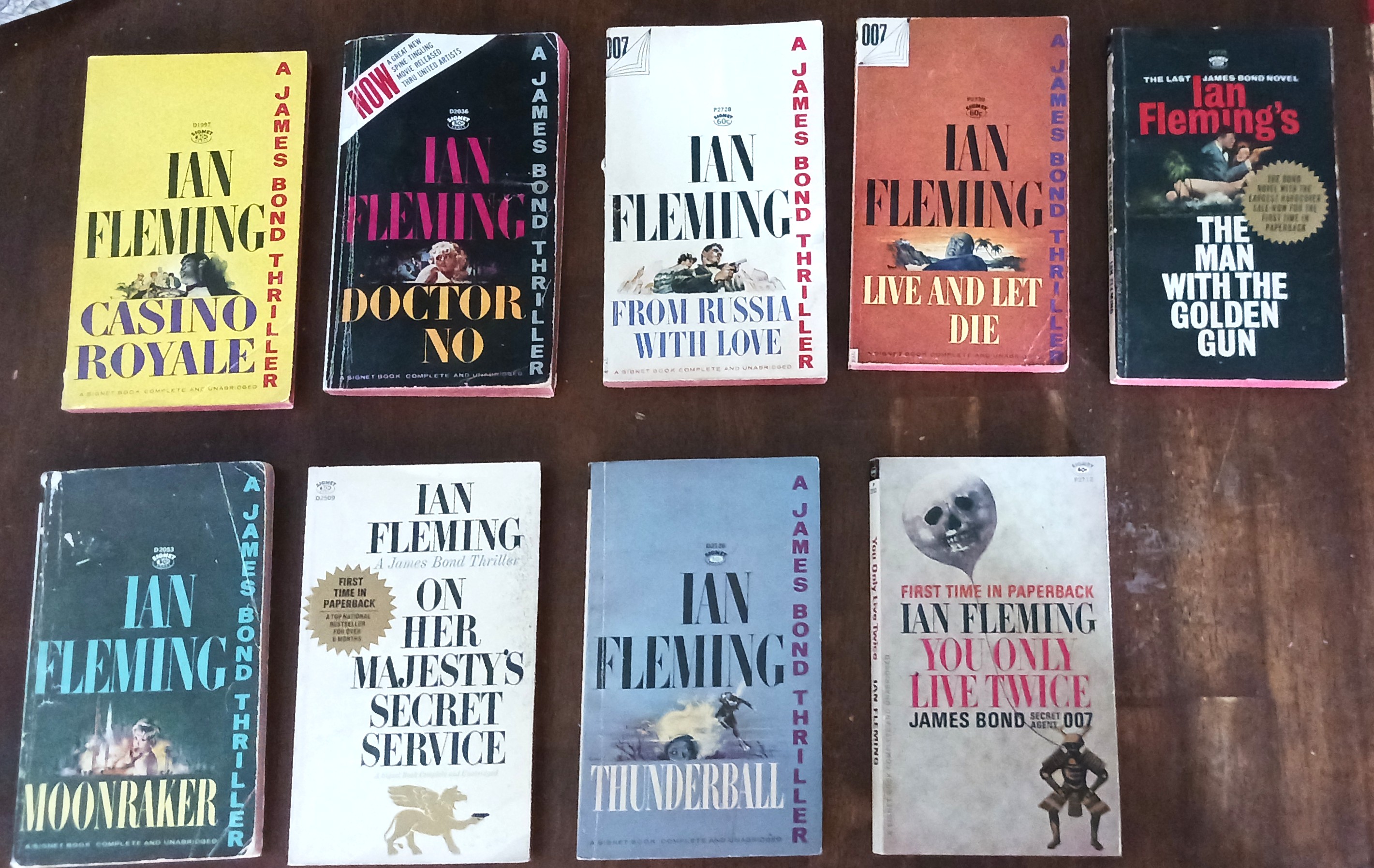 Image for Vintage James Bond: 9 Paperbacks from the 1950s-1960s Vintage James Bond: 9 Paperbacks from the 1950s-1960s