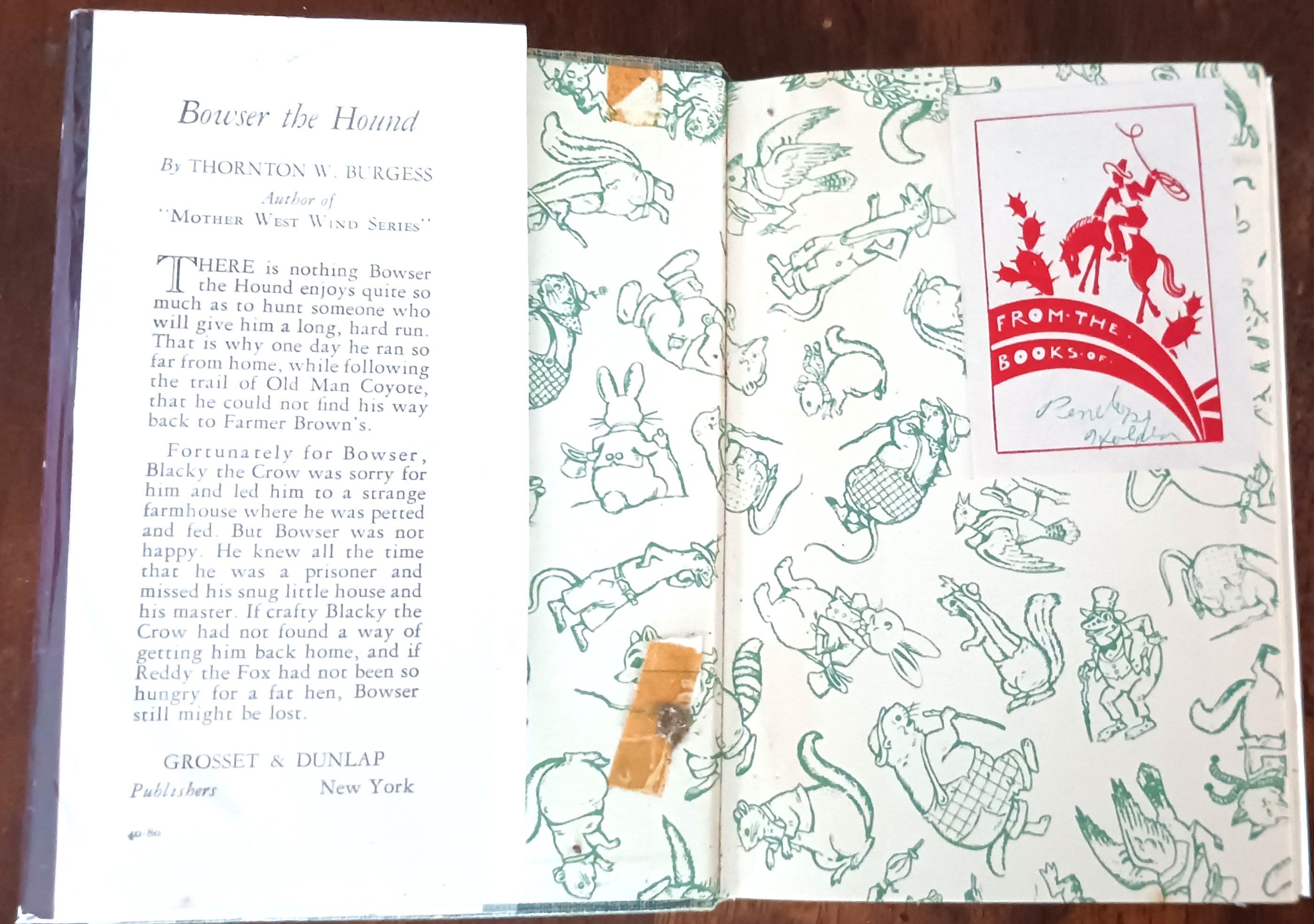 Bowser the Hound (Green Forest Series)