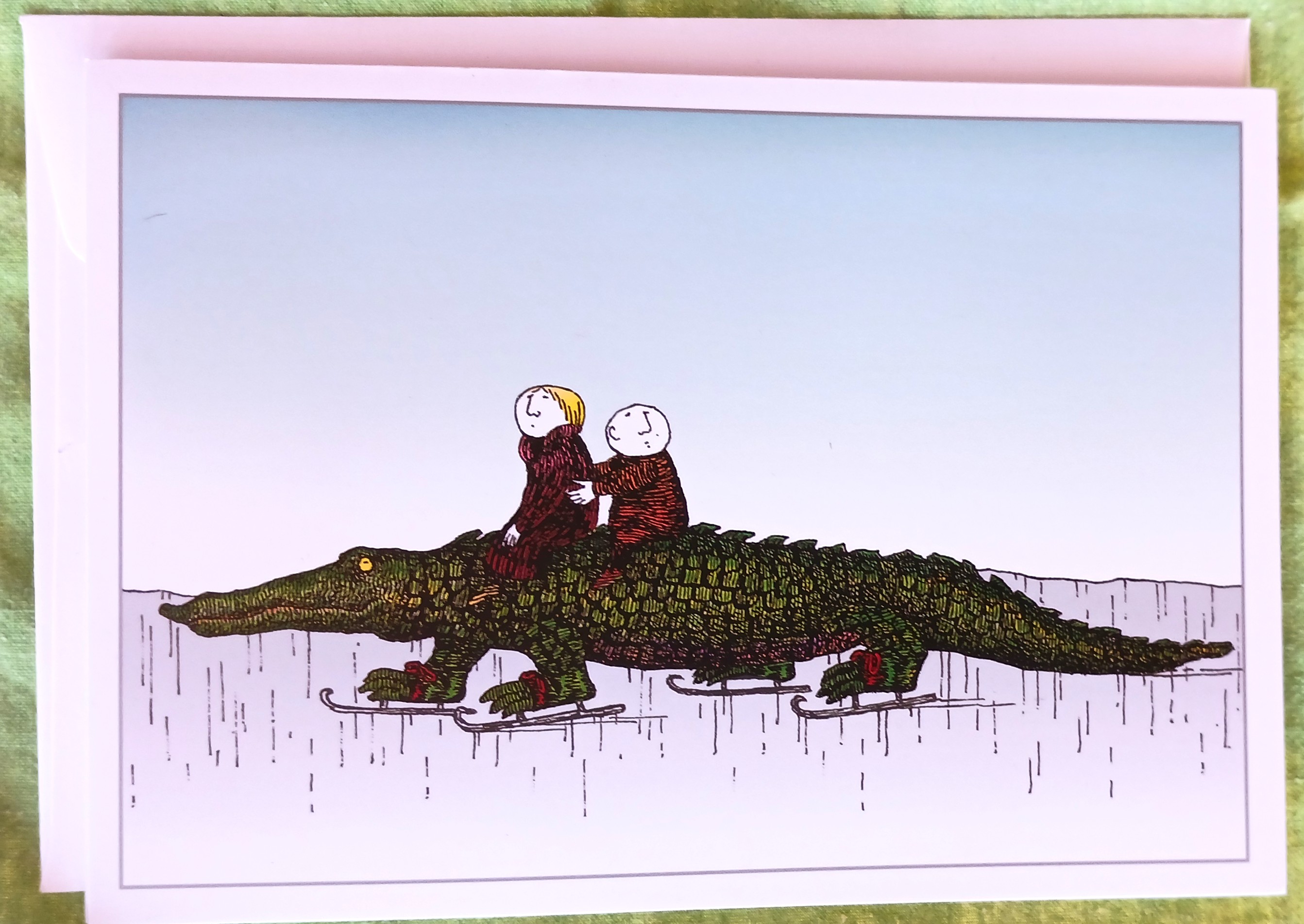 Edward Gorey Christmas Card #2: 