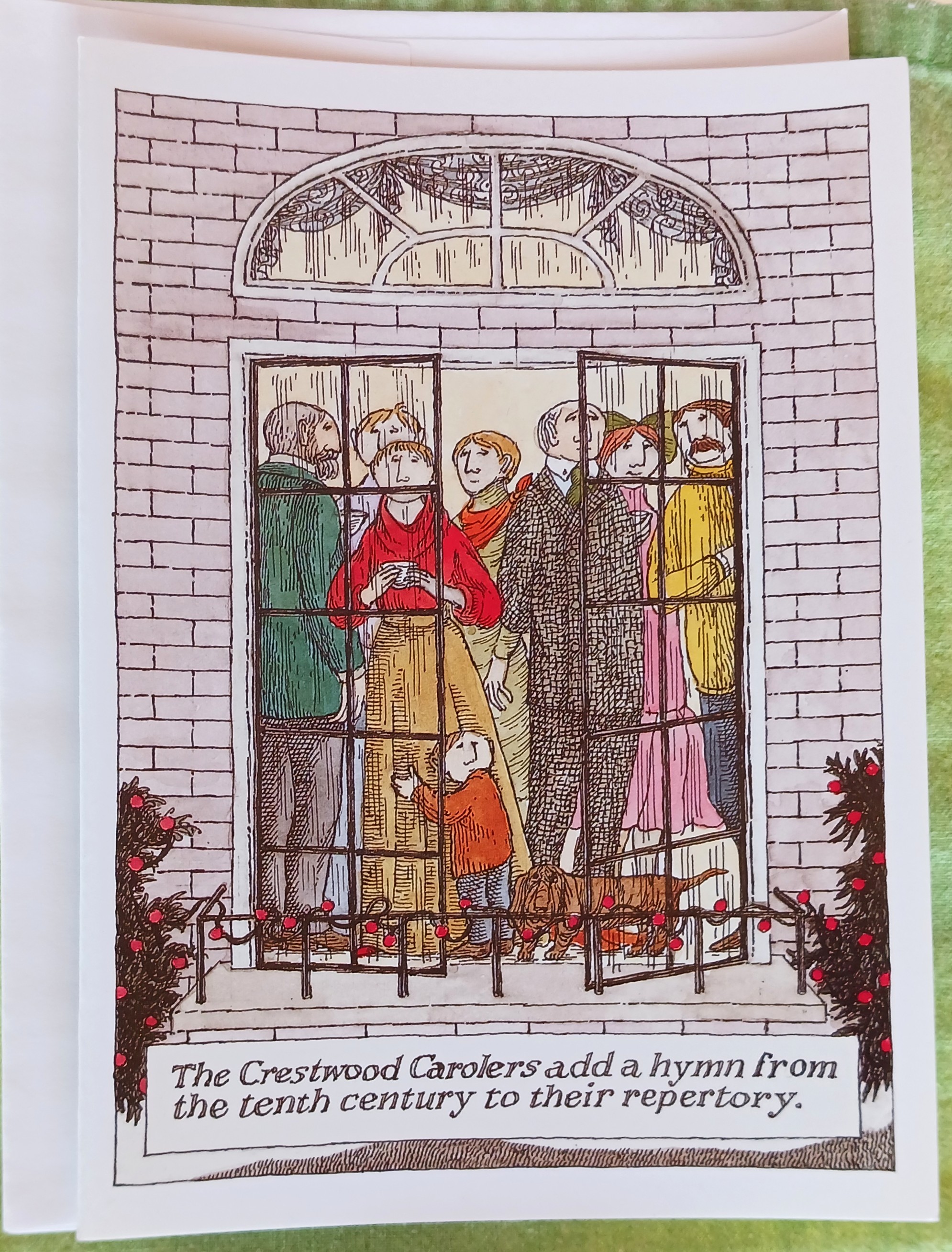 Edward Gorey Christmas Card #3: 