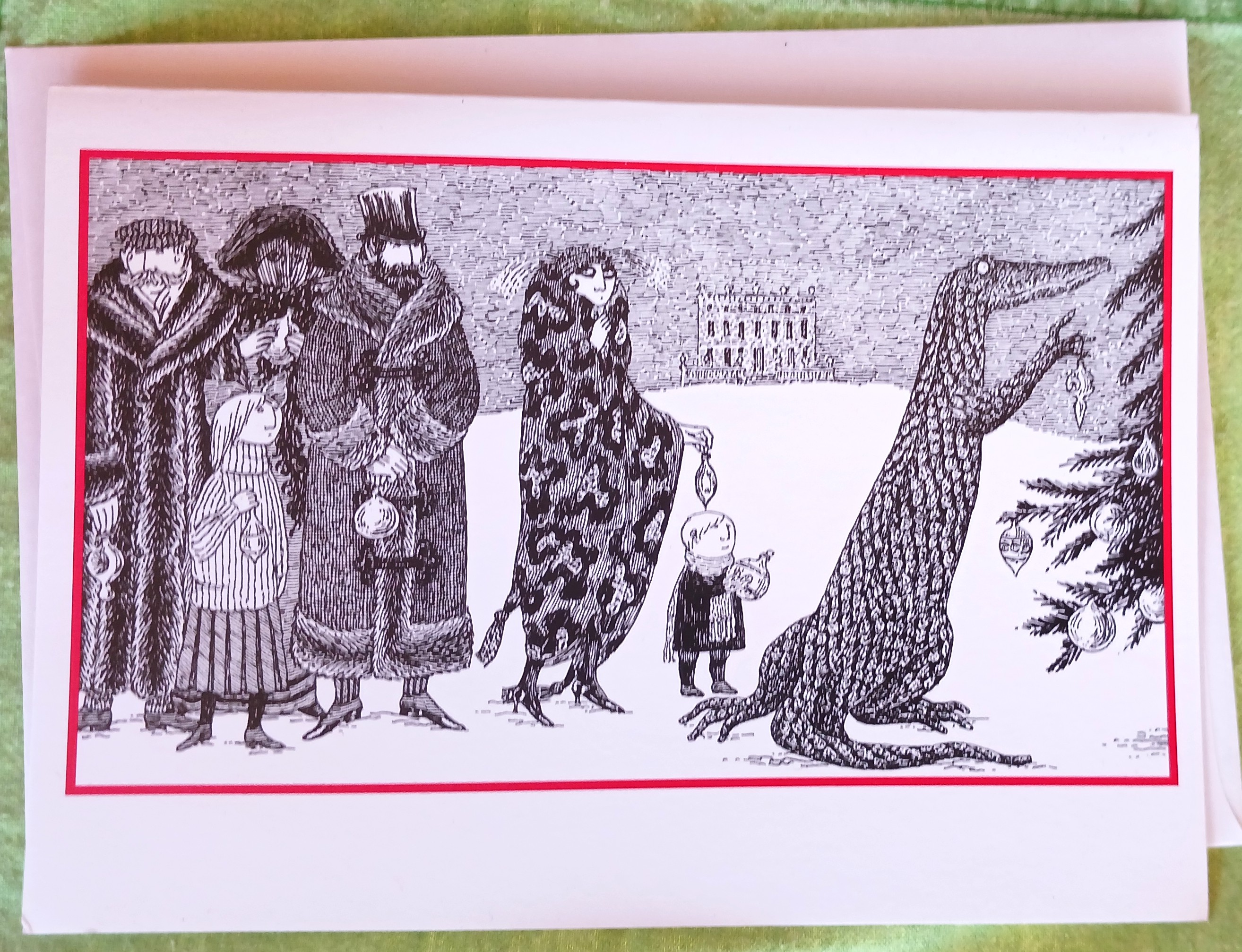 Edward Gorey Christmas Card #4: 