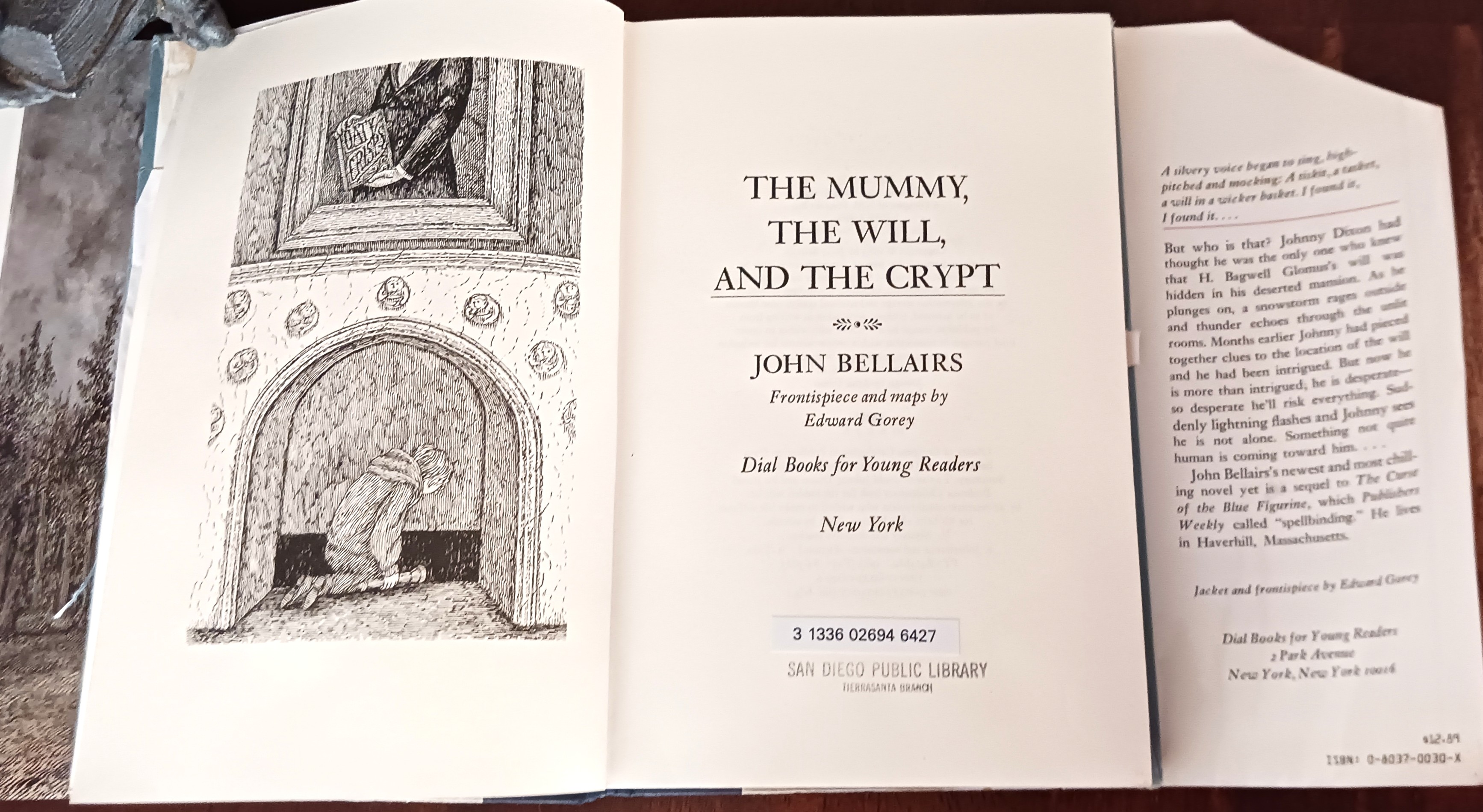 Image for The Mummy, the Will, and the Crypt The Mummy, the Will, and the Crypt