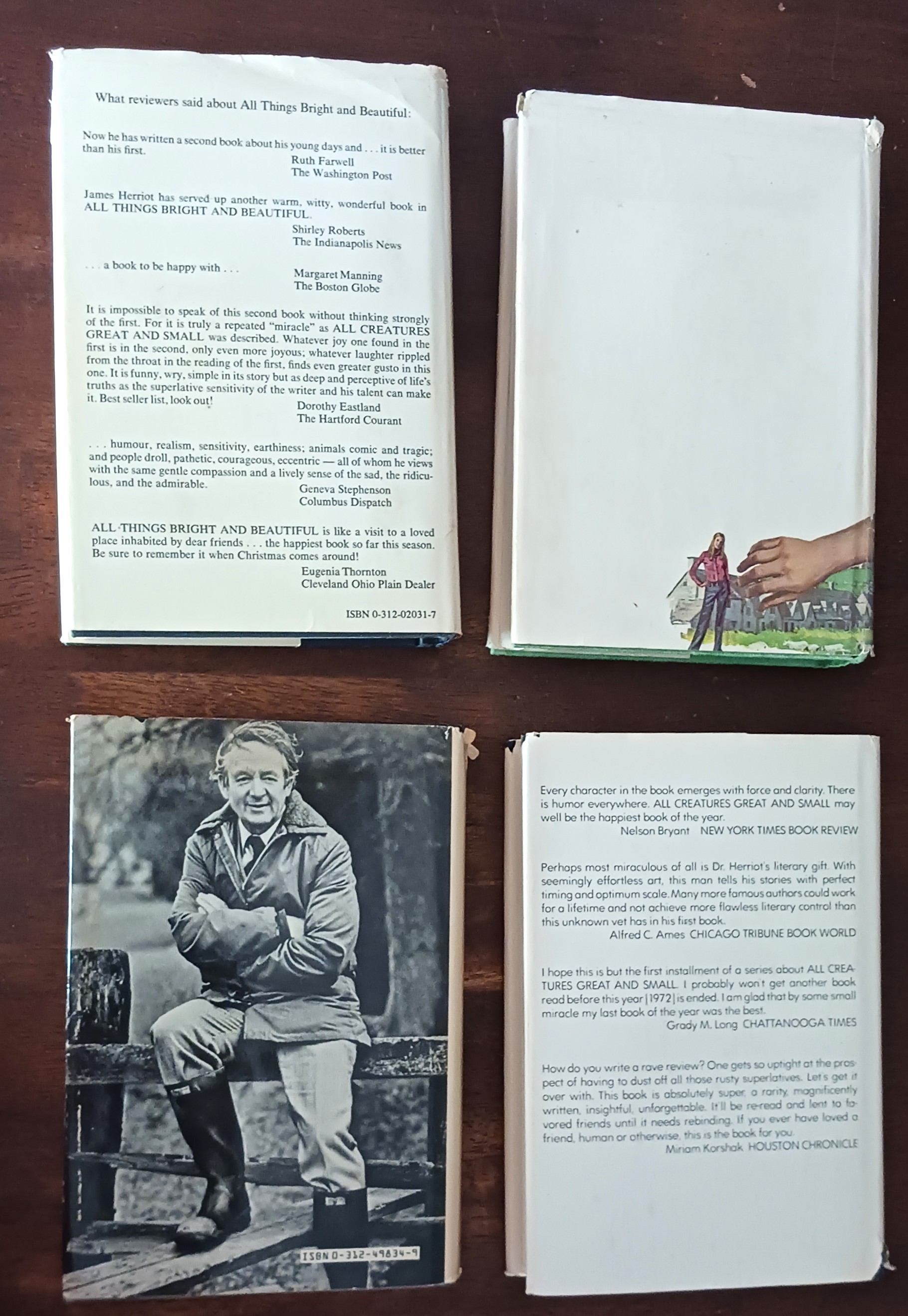 James Herriot 4-Book Set: All Creatures Great and Small/All Things Bright and Beautiful/All Things Wise and Wonderfu/The Lord God Made Them All