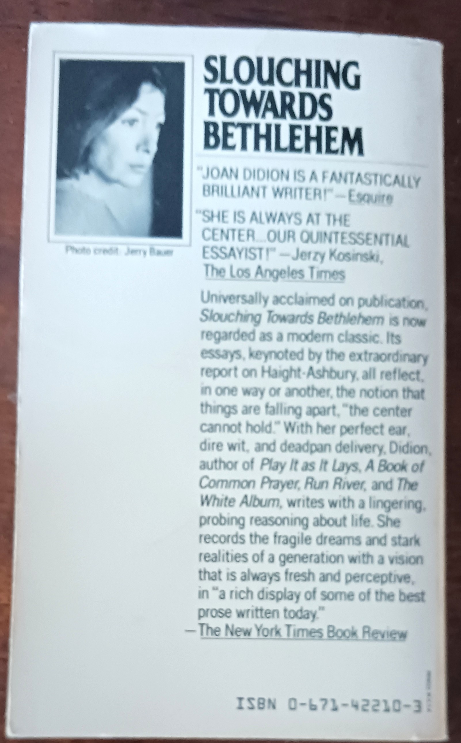Image for Slouching Towards Bethlehem Slouching Towards Bethlehem