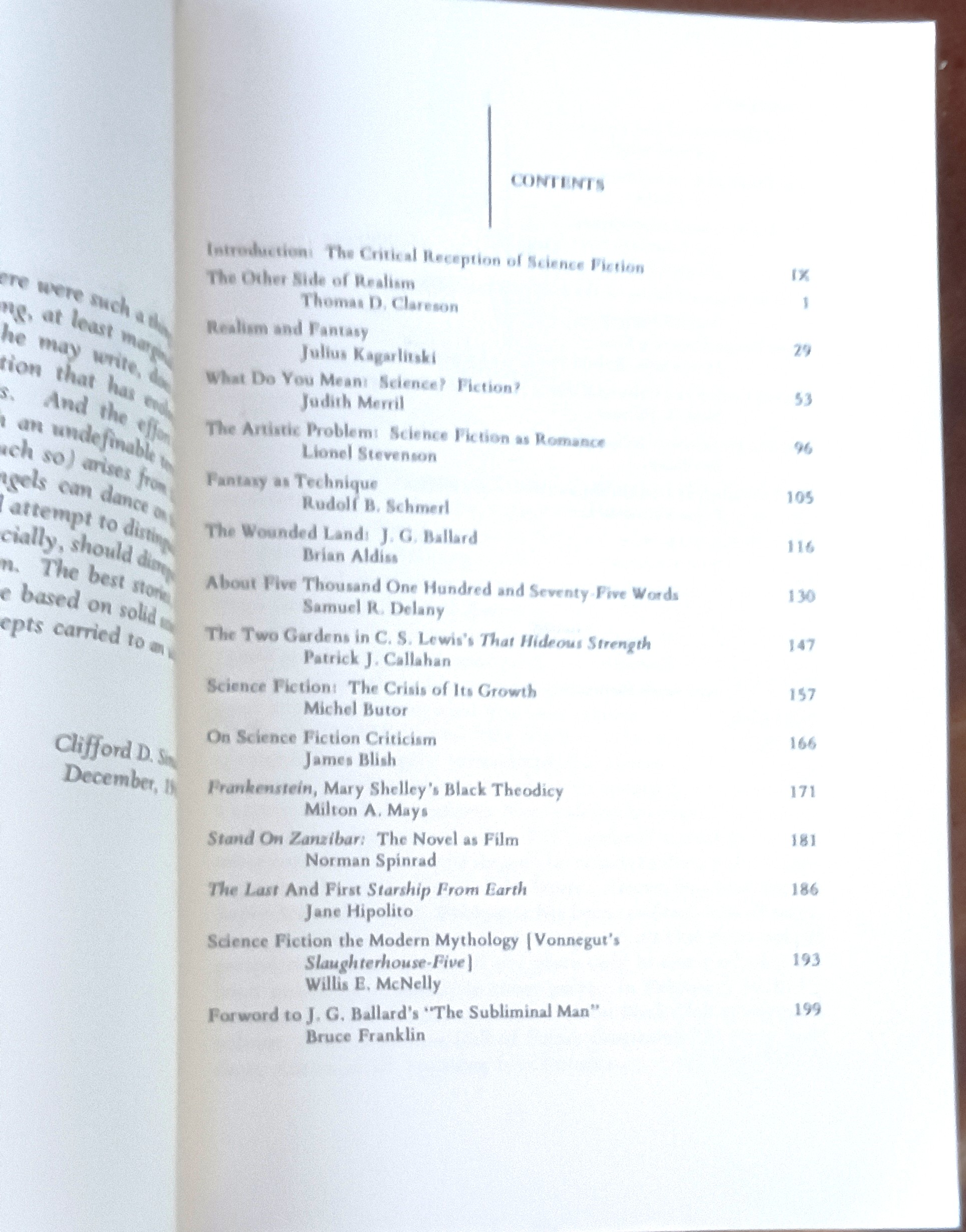 Image for SF: The Other Side of Realism (Essays on Modern Fantasy and Science Fiction) SF: The Other Side of Realism (Essays on Modern Fantasy and Science Fiction)