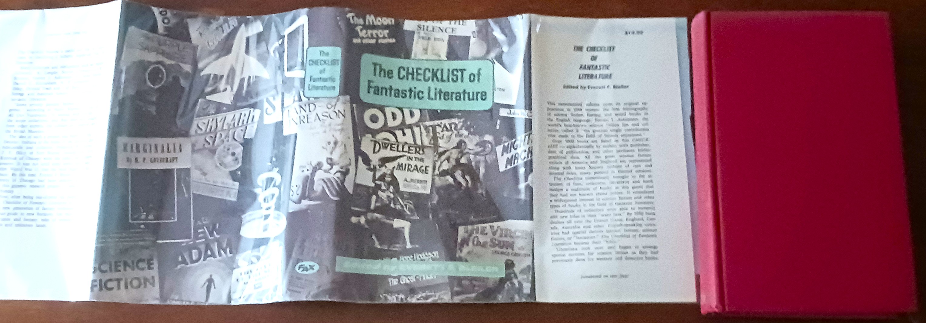 Image for The Checklist of Fantastic Literature: A Bibliography of Fantasy, Weird and Science Fiction Books Published in the English Language The Checklist of Fantastic Literature: A Bibliography of Fantasy, Weird and Science Fiction Books Published in the English Language