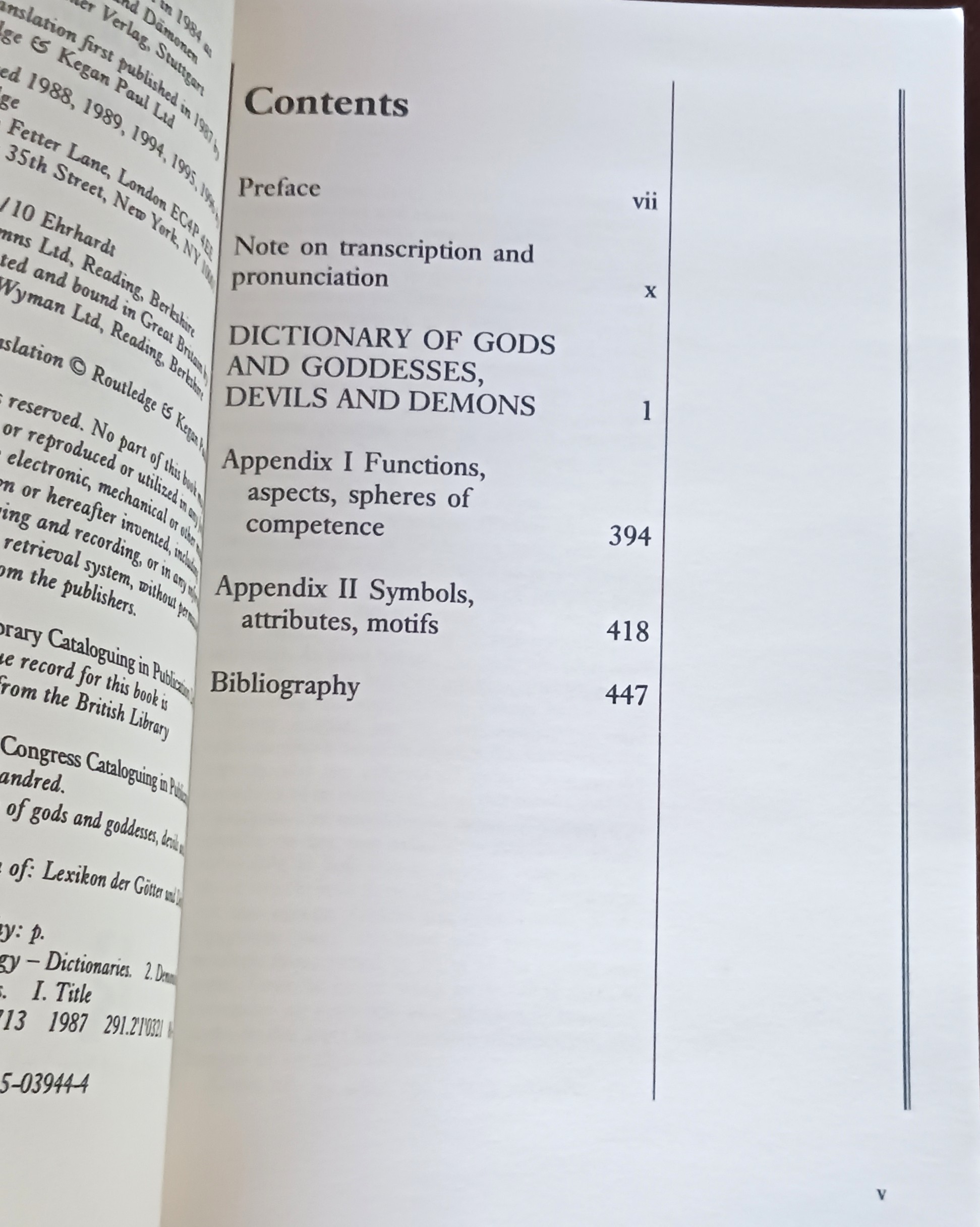 Image for Dictionary of Gods and Goddesses, Devils and Demons Dictionary of Gods and Goddesses, Devils and Demons