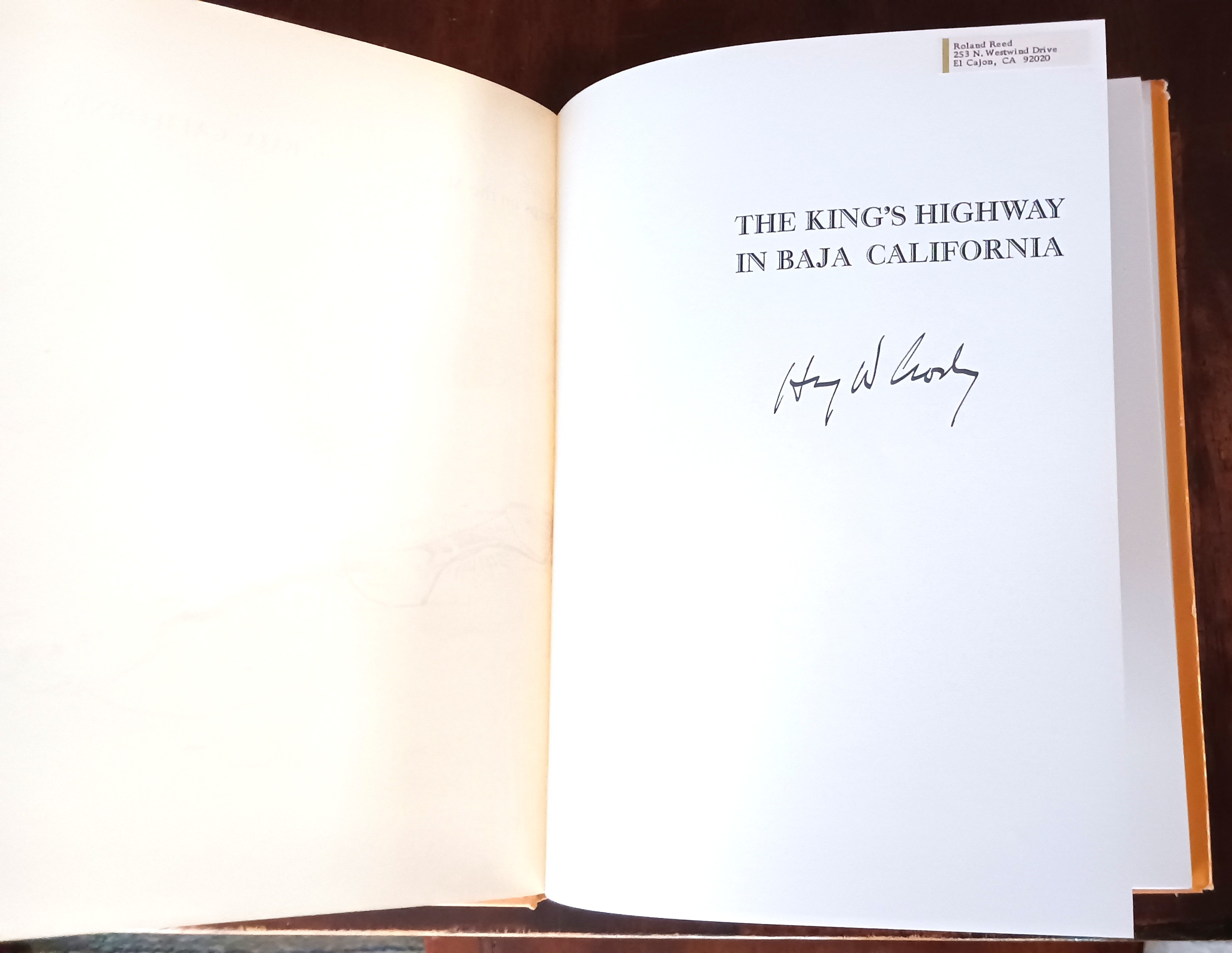 Image for The King's Highway in Baja California;: An Adventure into the History and Lore of a Forgotten Region The King's Highway in Baja California;: An Adventure into the History and Lore of a Forgotten Region