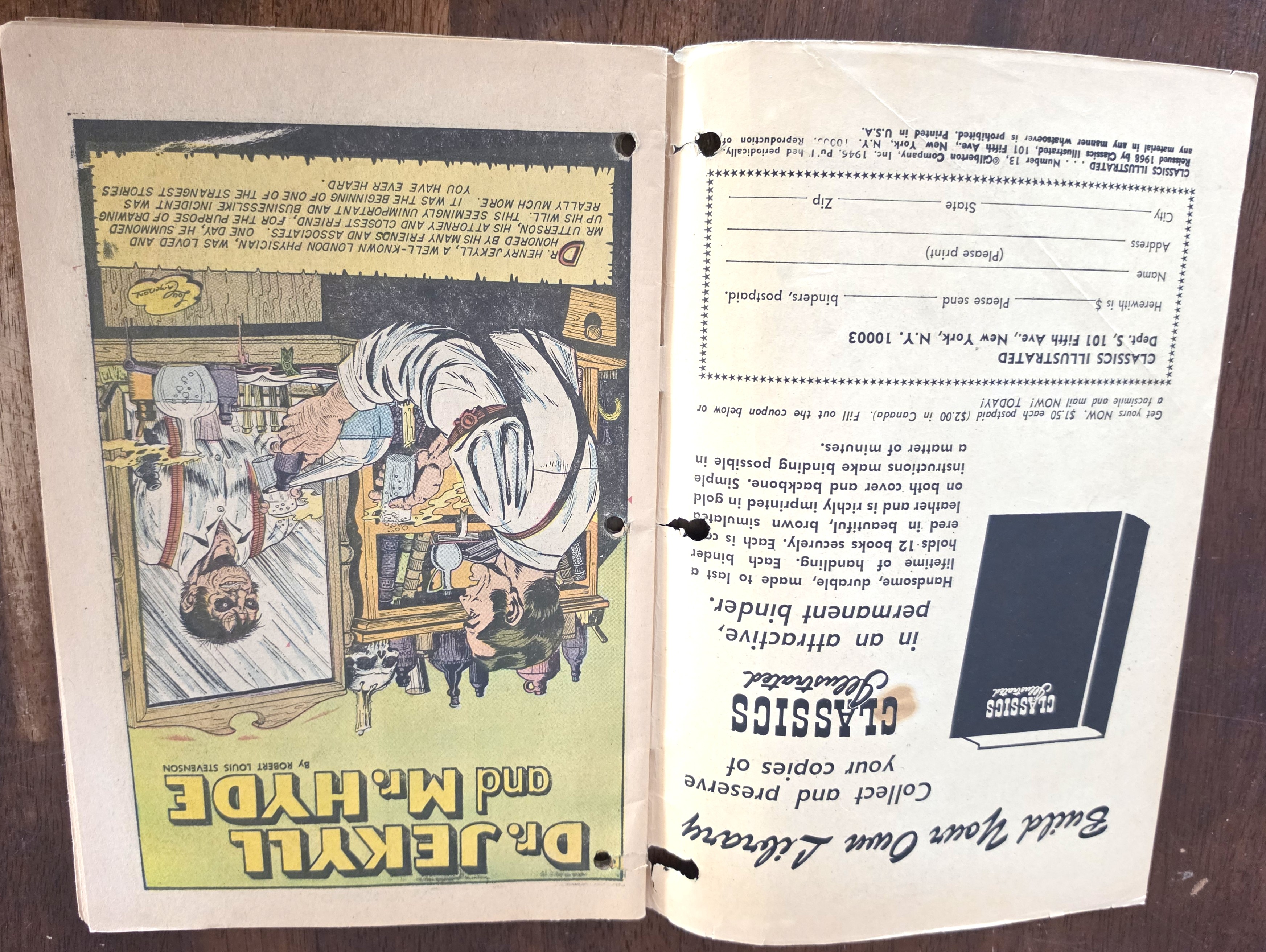 Image for Dr. Jekyll and Mr. Hyde (Classic Illustrated comics) Dr. Jekyll and Mr. Hyde (Classic Illustrated comics)